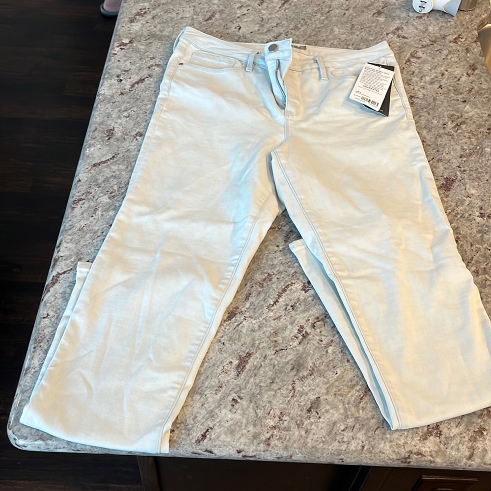 Athleta Sculptec Skinny Jeans in light blue, sz 16T